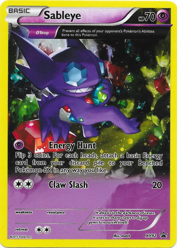 Sableye #147, Japanese XY-P Promos Corocoro Ichiban!