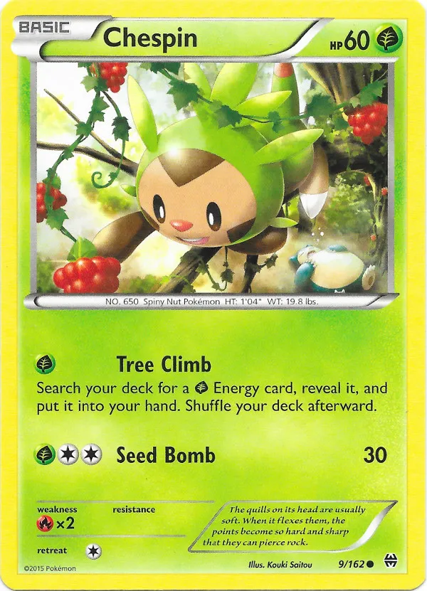 Chespin #148, Japanese XY-P Promos Marumiya