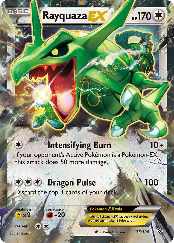 Rayquaza-EX #158, Japanese XY-P Promos Pokemon Center