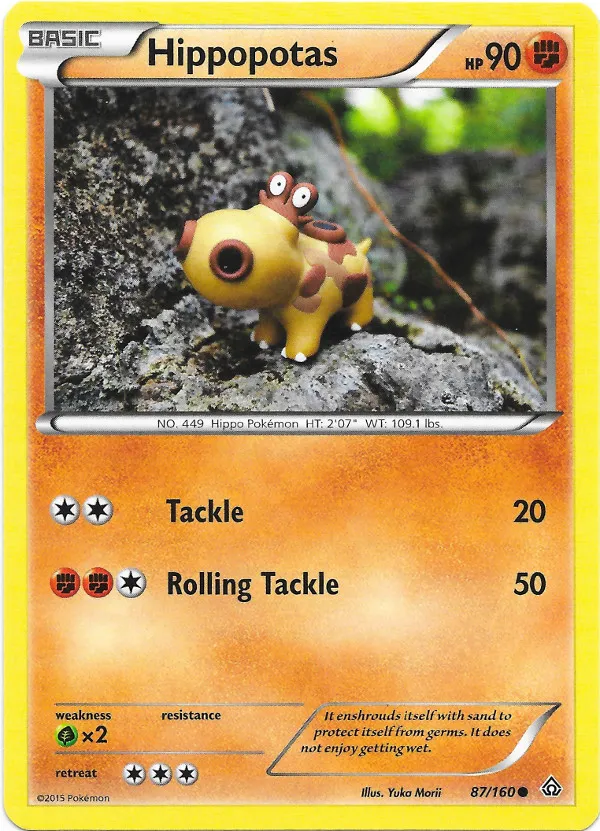 Hippopotas #159, Japanese XY-P Promos