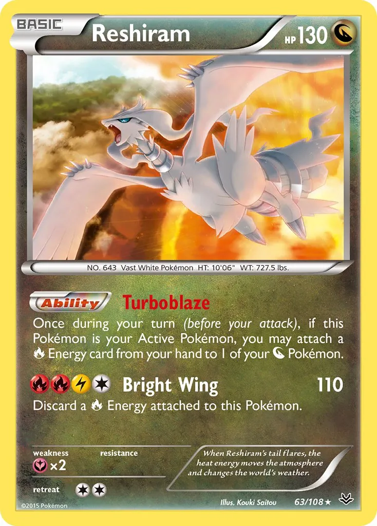Reshiram #161, Japanese XY-P Promos Pokemon Center
