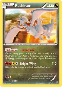 Reshiram #161, Pokemon Center