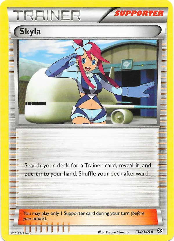 Skyla #164, Japanese XY-P Promos Blue Shock/Red Flash