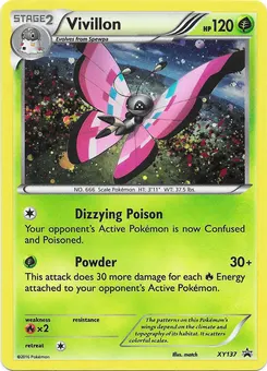 Vivillon #165, Pokemon Card Gym