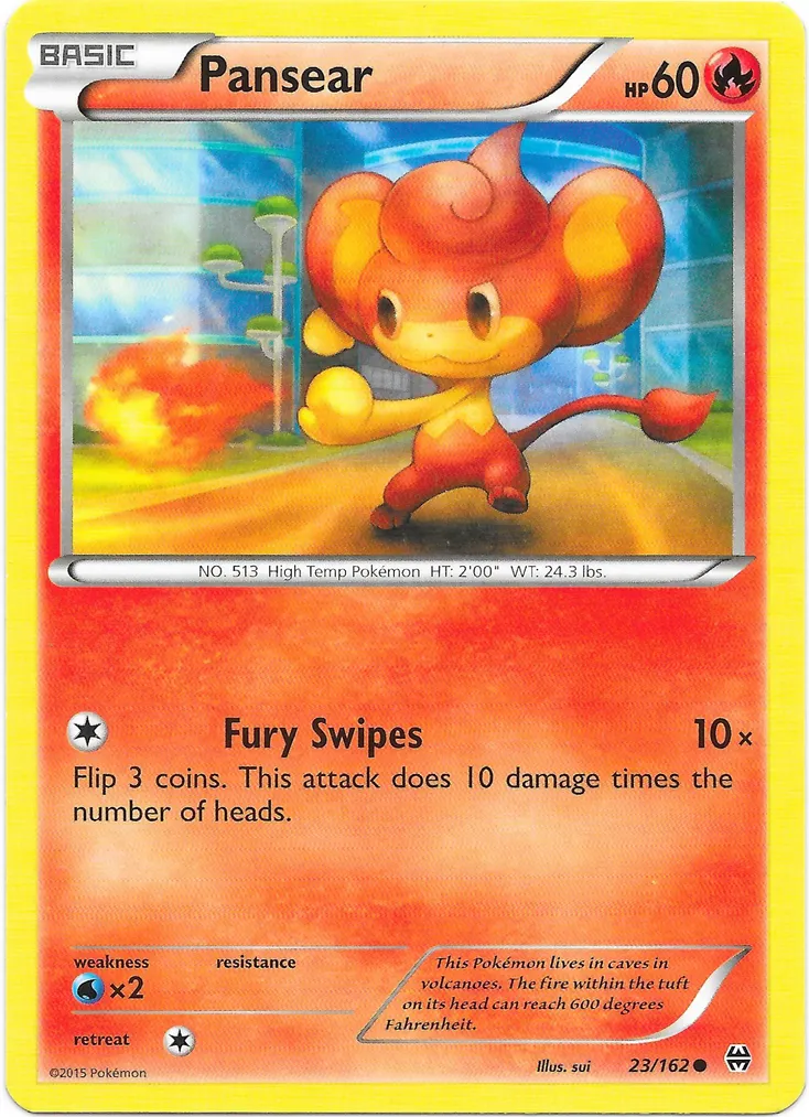 Pansear #166, Japanese XY-P Promos Pokemon Card Gym