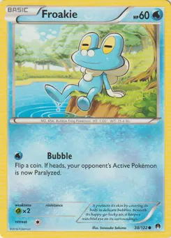 Froakie #167, Pokemon Card Gym