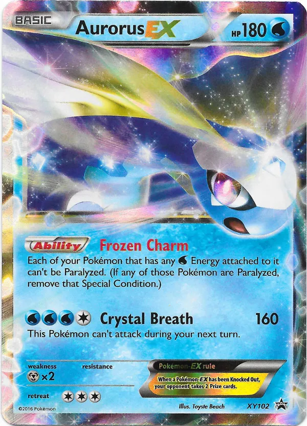 Aurorus-EX #168, Japanese XY-P Promos