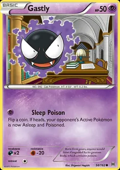 Gastly #170, Pokemon Card Gym