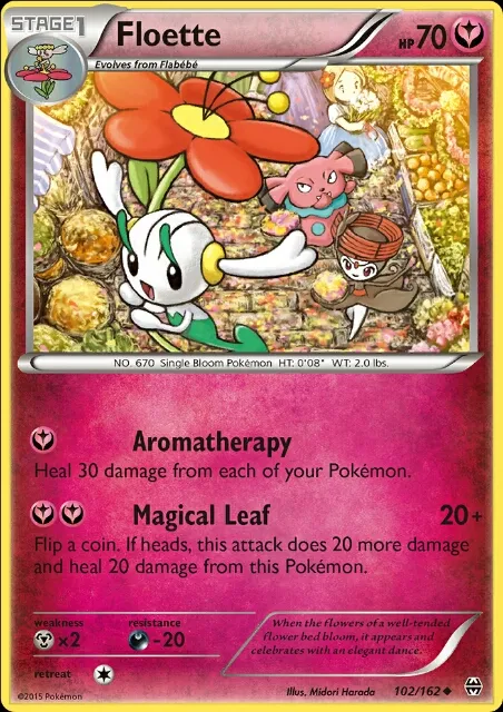 Floette #171, Japanese XY-P Promos Pokemon Card Gym