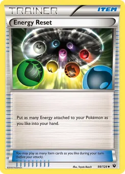 Energy Reset #172, Pokemon Card Gym