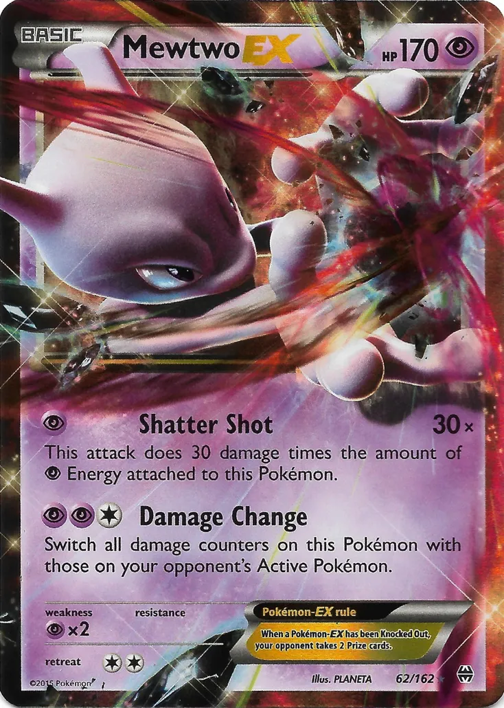 Mewtwo-EX #191, Japanese XY-P Promos Special Jumbo Card Pack