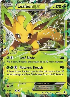 Leafeon-EX #192, Grass/Fighting Battle