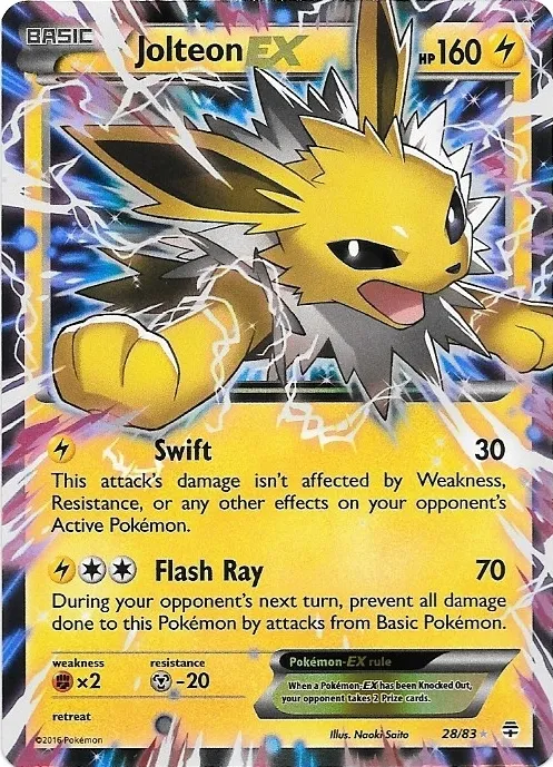 Jolteon-EX #195, Japanese XY-P Promos Fire/Lightning Battle