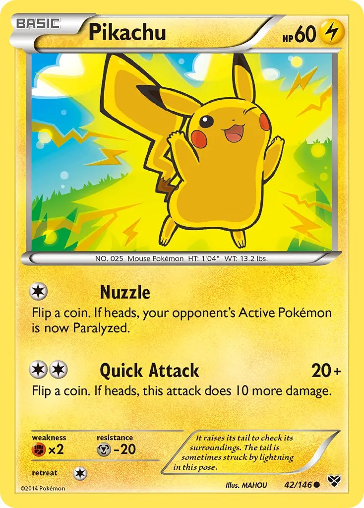 Pikachu #206, Japanese XY-P Promos Mega Charizard X/Y-Pokemon Center