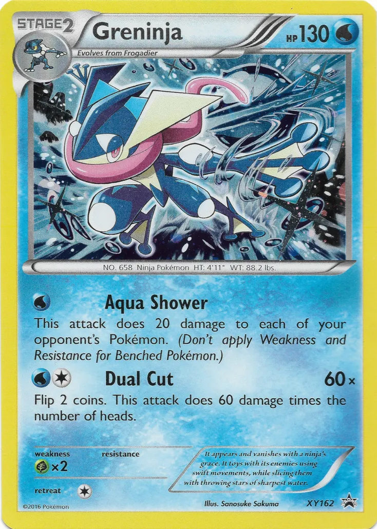 Greninja #209, Japanese XY-P Promos Cracked Ice Holofoil