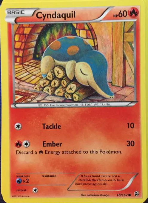 Cyndaquil #223, Japanese XY-P Promos HO-Oh/Lugia Special Set