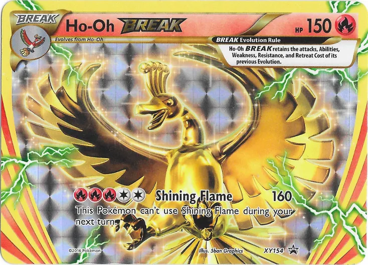 Ho-Oh BREAK #225, Japanese XY-P Promos HO-Oh/Lugia Special Set