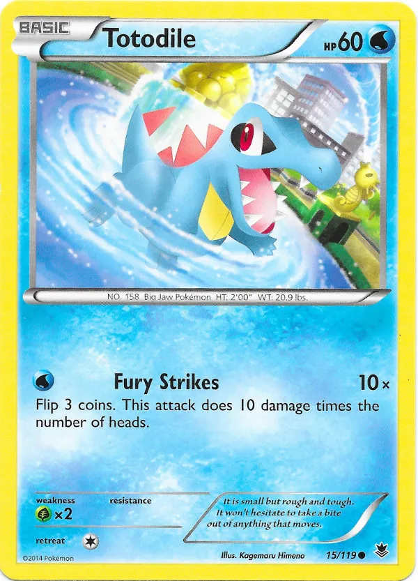 Totodile #226, Japanese XY-P Promos HO-Oh/Lugia Special Set