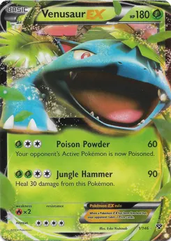 Venusaur-EX #074, Pokemon Center Battle