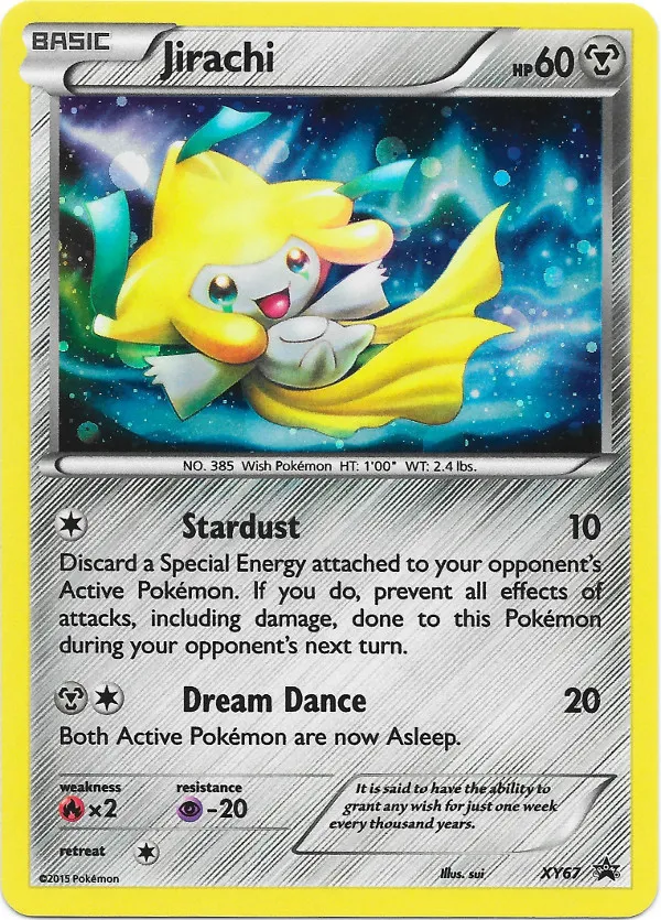 Jirachi #129, Japanese XY-P Promos Pokemon Card Gym