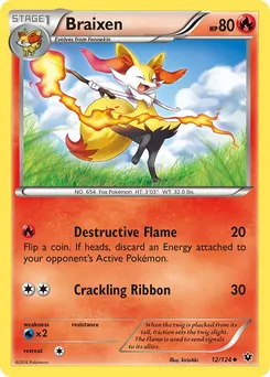 Braixen #237, Standard