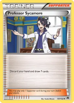 Professor Sycamore #028, Pokemon Card Gym Pack