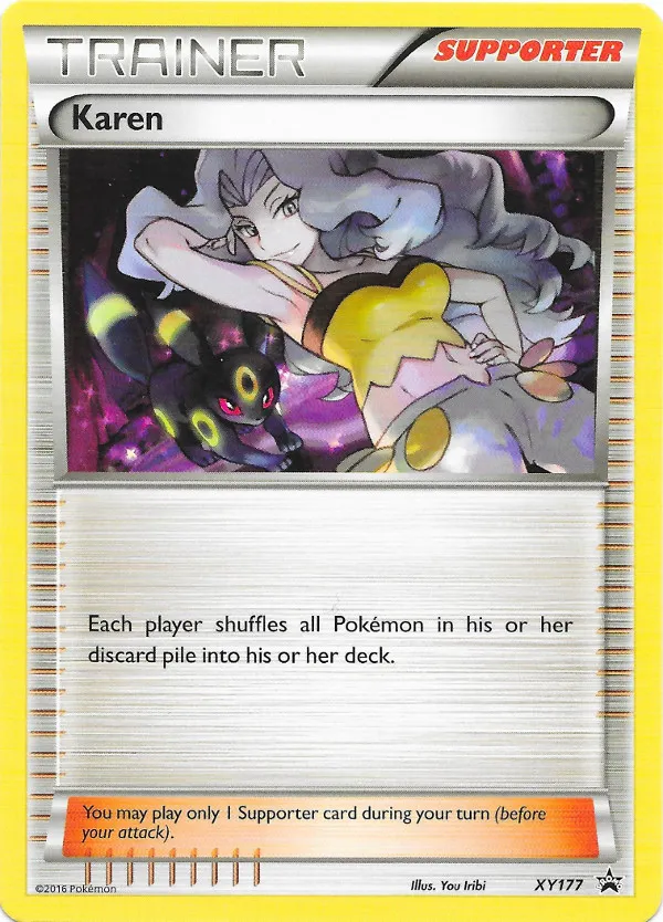 Karen #256, Japanese XY-P Promos Pokemon Gym Night Battle