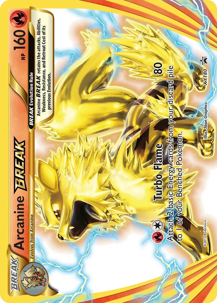 Arcanine BREAK #267, Japanese XY-P Promos Corocoro Ichiban!