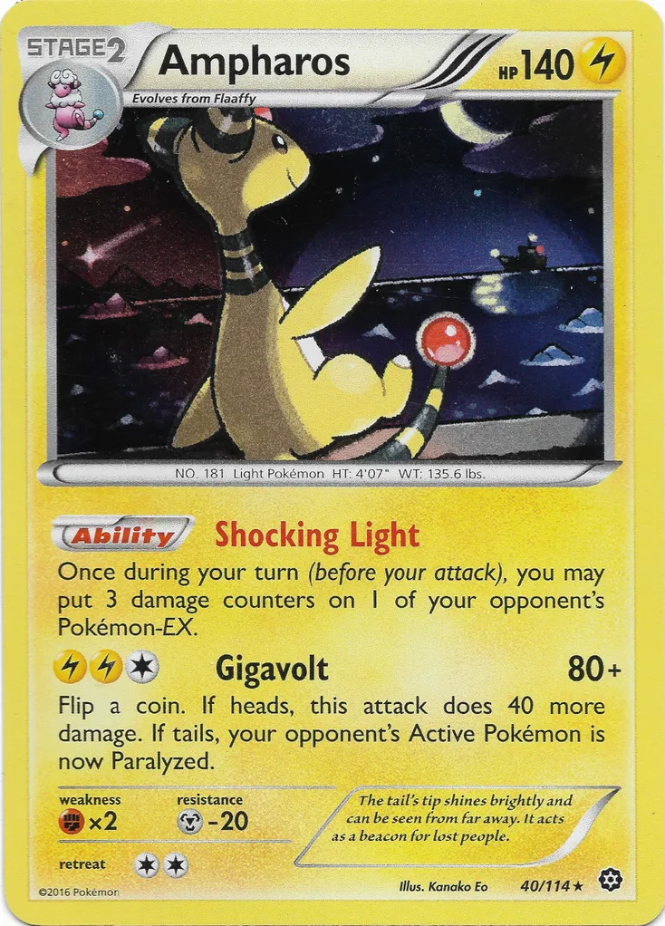 Ampharos #269, Japanese XY-P Promos Pokemon Center
