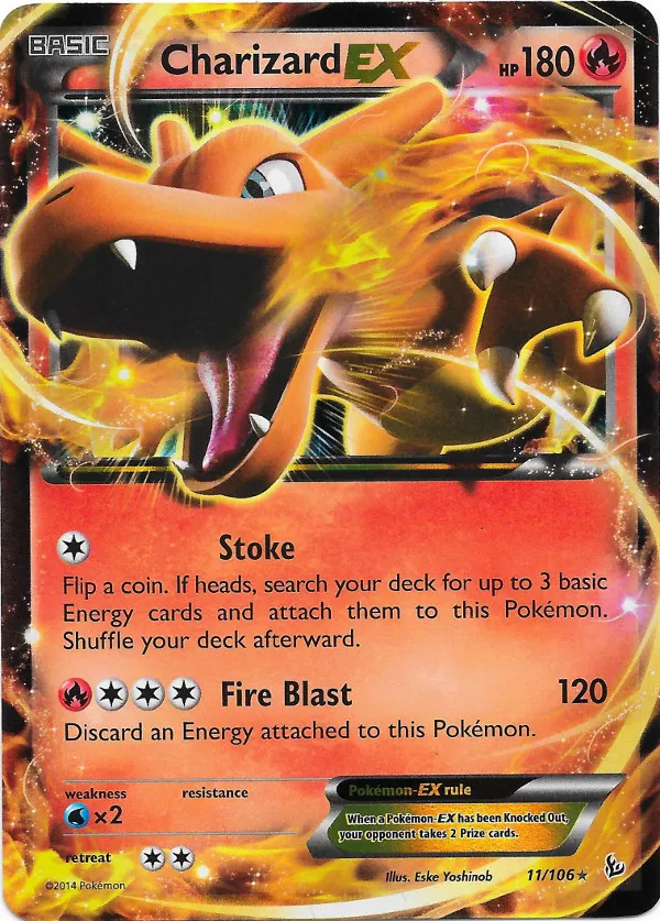 Charizard-EX #075, Japanese XY-P Promos Pokemon Center Battle