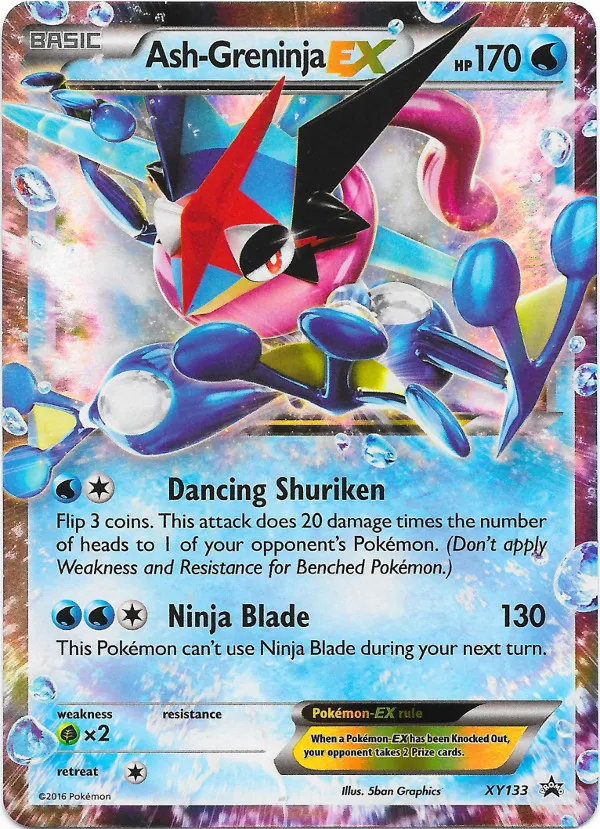 Ash-Greninja-EX #218, Japanese XY-P Promos World Hobby Fair