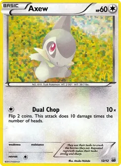 Axew #12, Standard