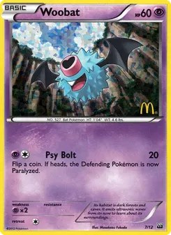 Woobat #7, Standard