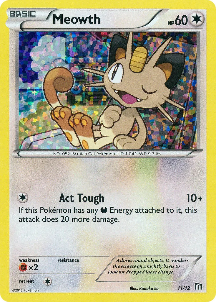 Meowth #11, McDonald's Collection 2016