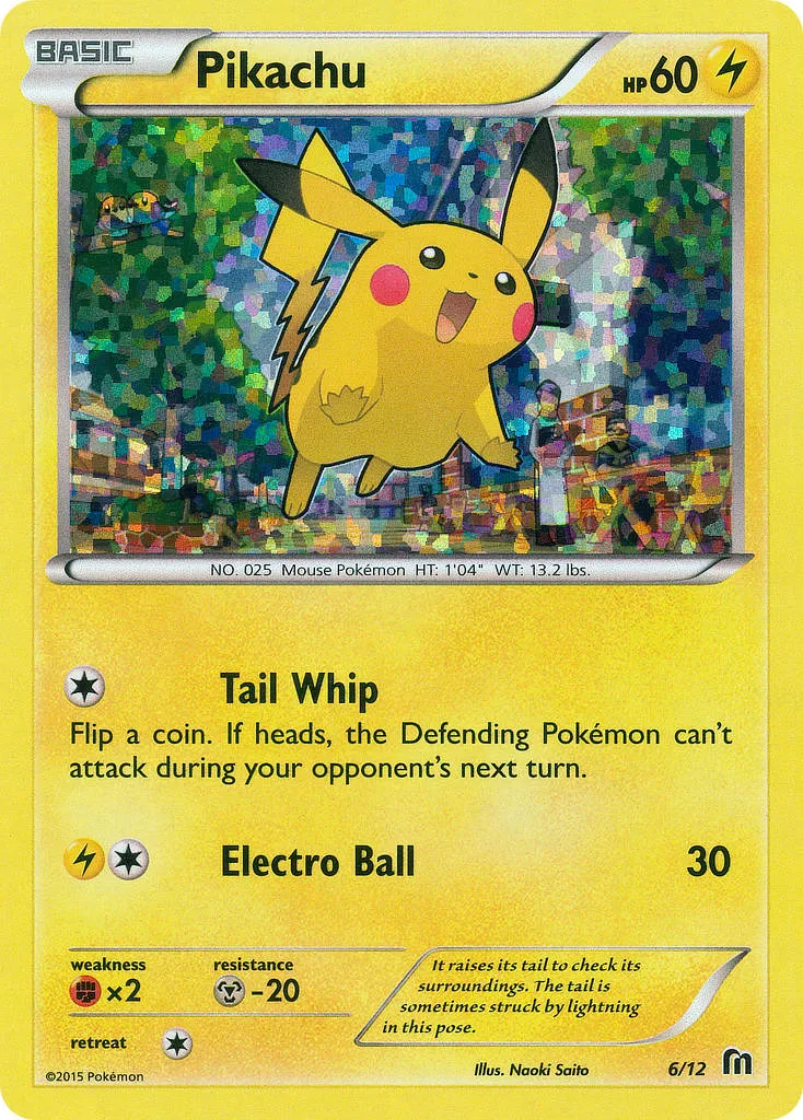 Pikachu #6, McDonald's Collection 2016