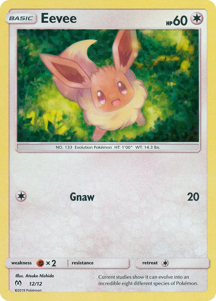Eevee #12, McDonald's Collection 2019