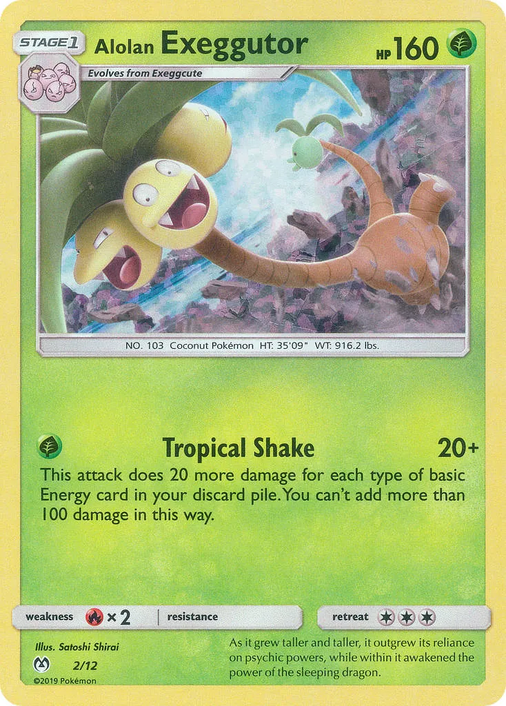 Alolan Exeggutor #2, McDonald's Collection 2019