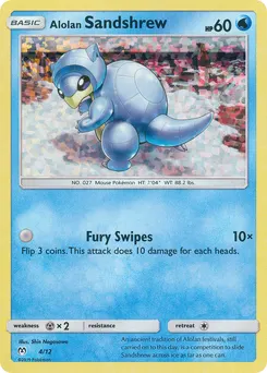 Alolan Sandshrew #4, Standard