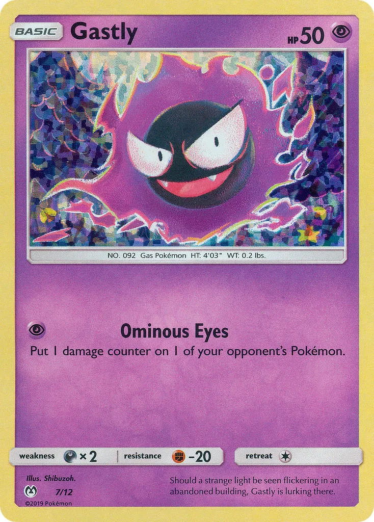 Gastly #7, McDonald's Collection 2019
