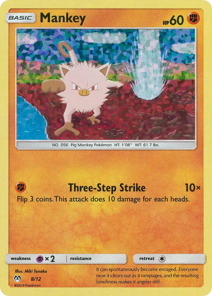 Mankey #8, McDonald's Collection 2019