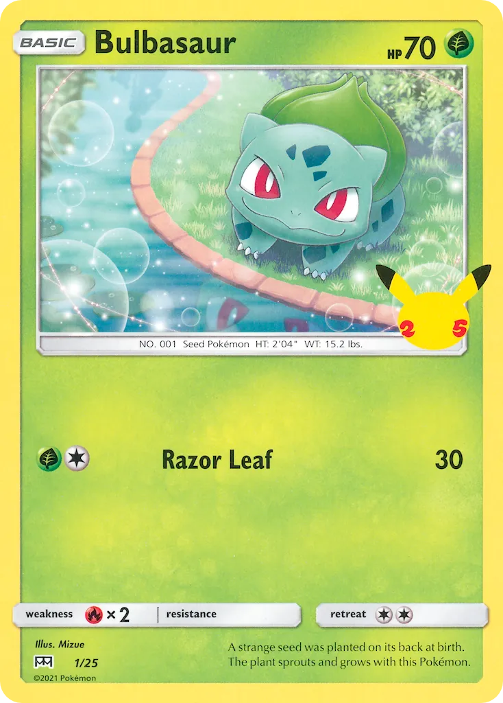 Bulbasaur #1, McDonald's Collection 2021