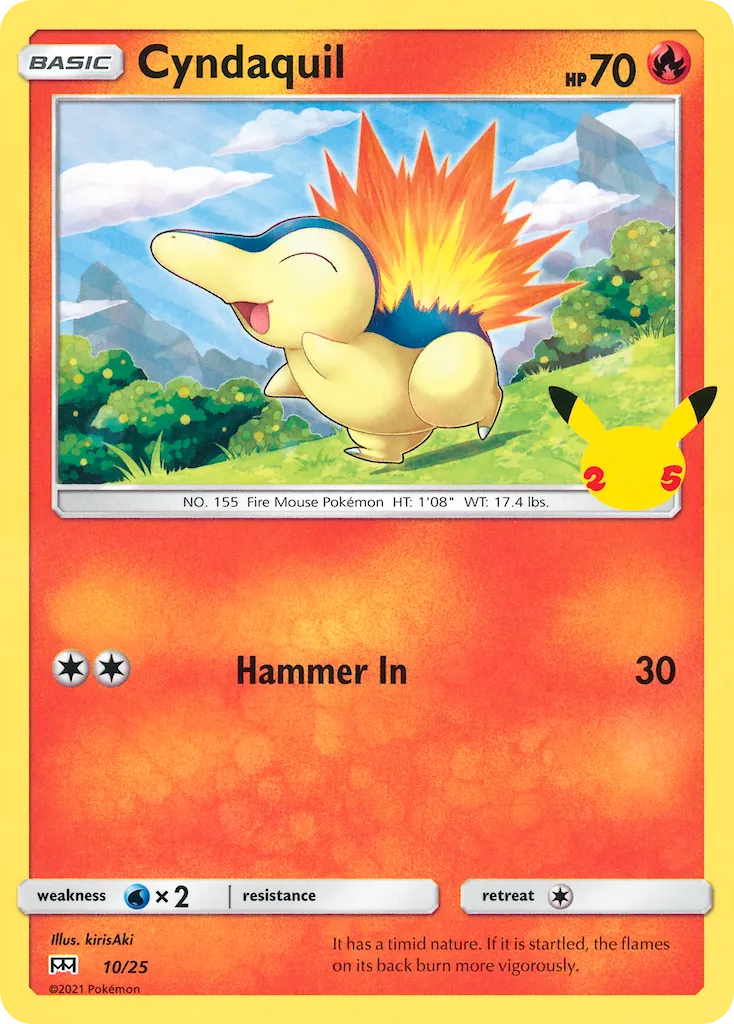 Cyndaquil #10, McDonald's Collection 2021