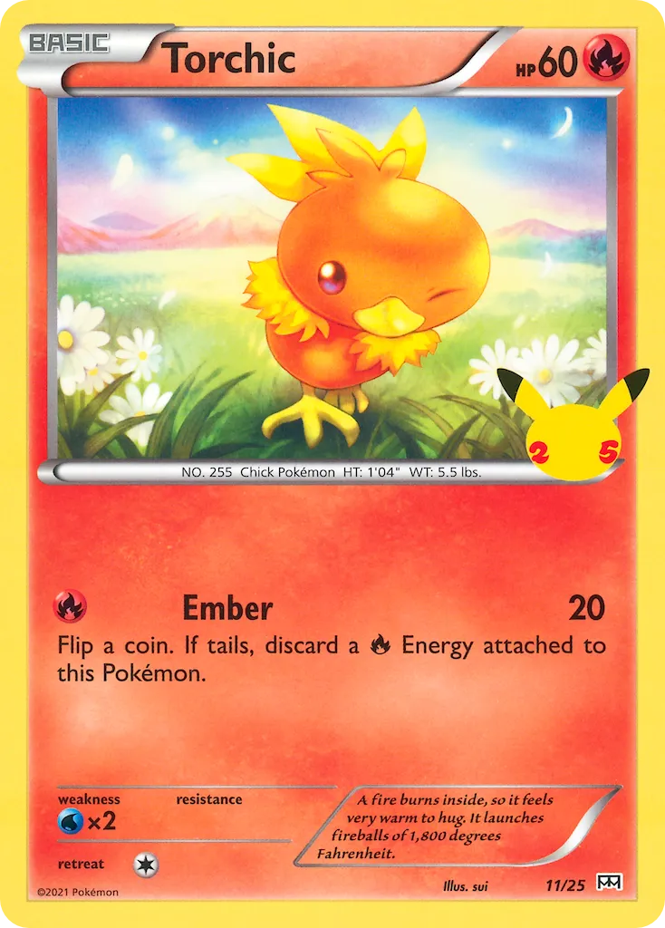 Torchic #11, McDonald's Collection 2021
