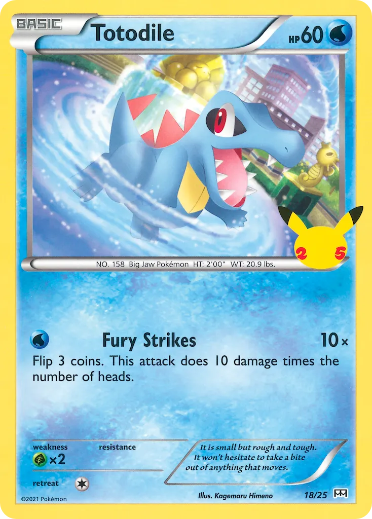 Totodile #18, McDonald's Collection 2021