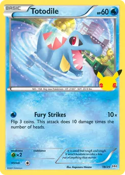 Totodile #18, Holo