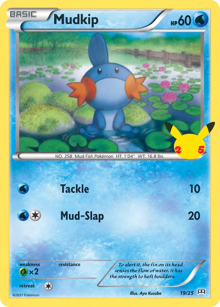 Mudkip #19, McDonald's Collection 2021 Holo