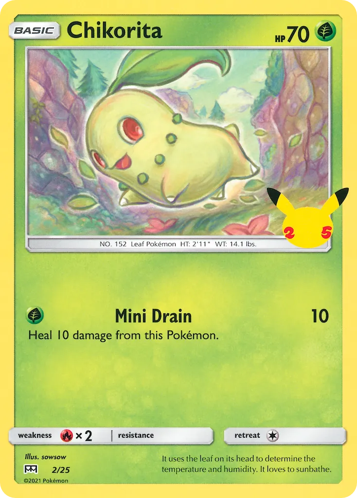 Chikorita #2, McDonald's Collection 2021