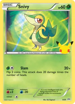 Snivy #5, Standard