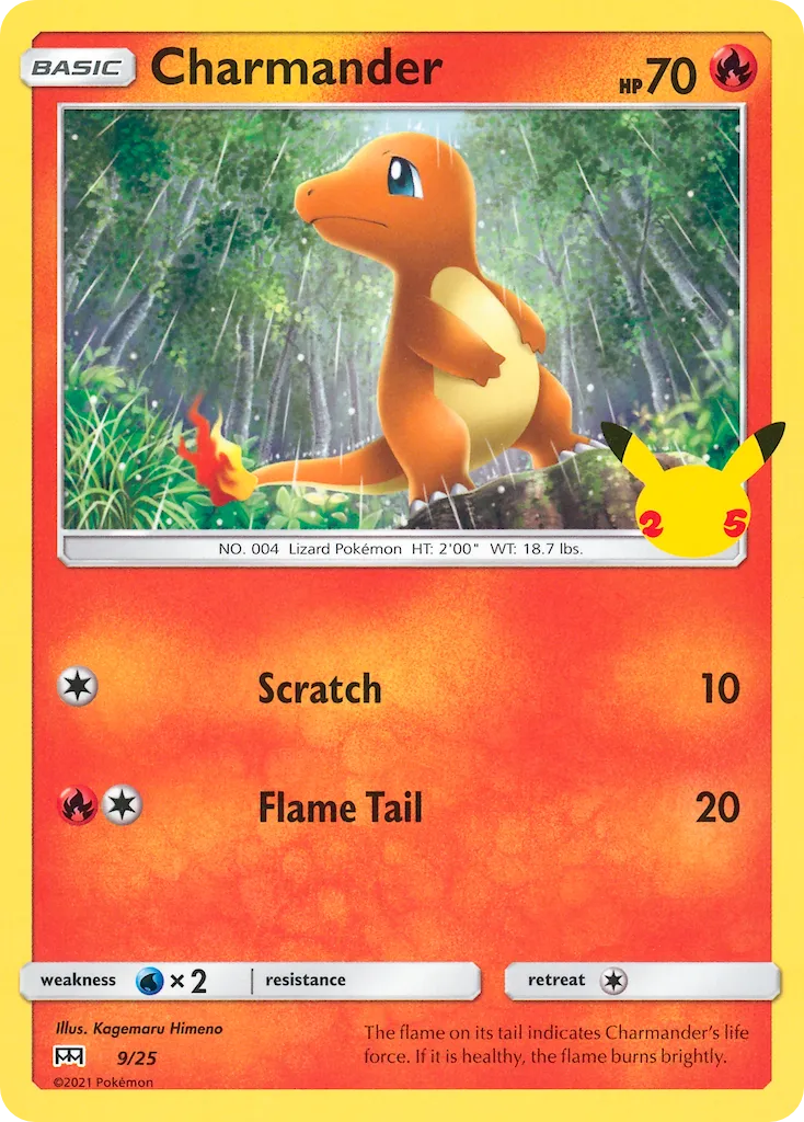 Charmander #9, McDonald's Collection 2021