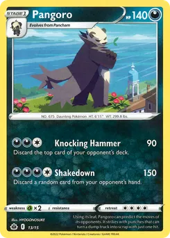 Pangoro #13, Standard